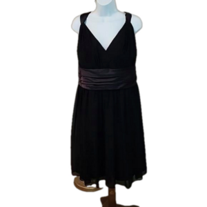 Holiday Cocktail Special Occasion Dress size 24 Sleeveless Bill Levkoff Black
